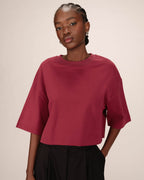 Bordeaux Crop Top Star