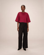 Bordeaux Crop Top Star