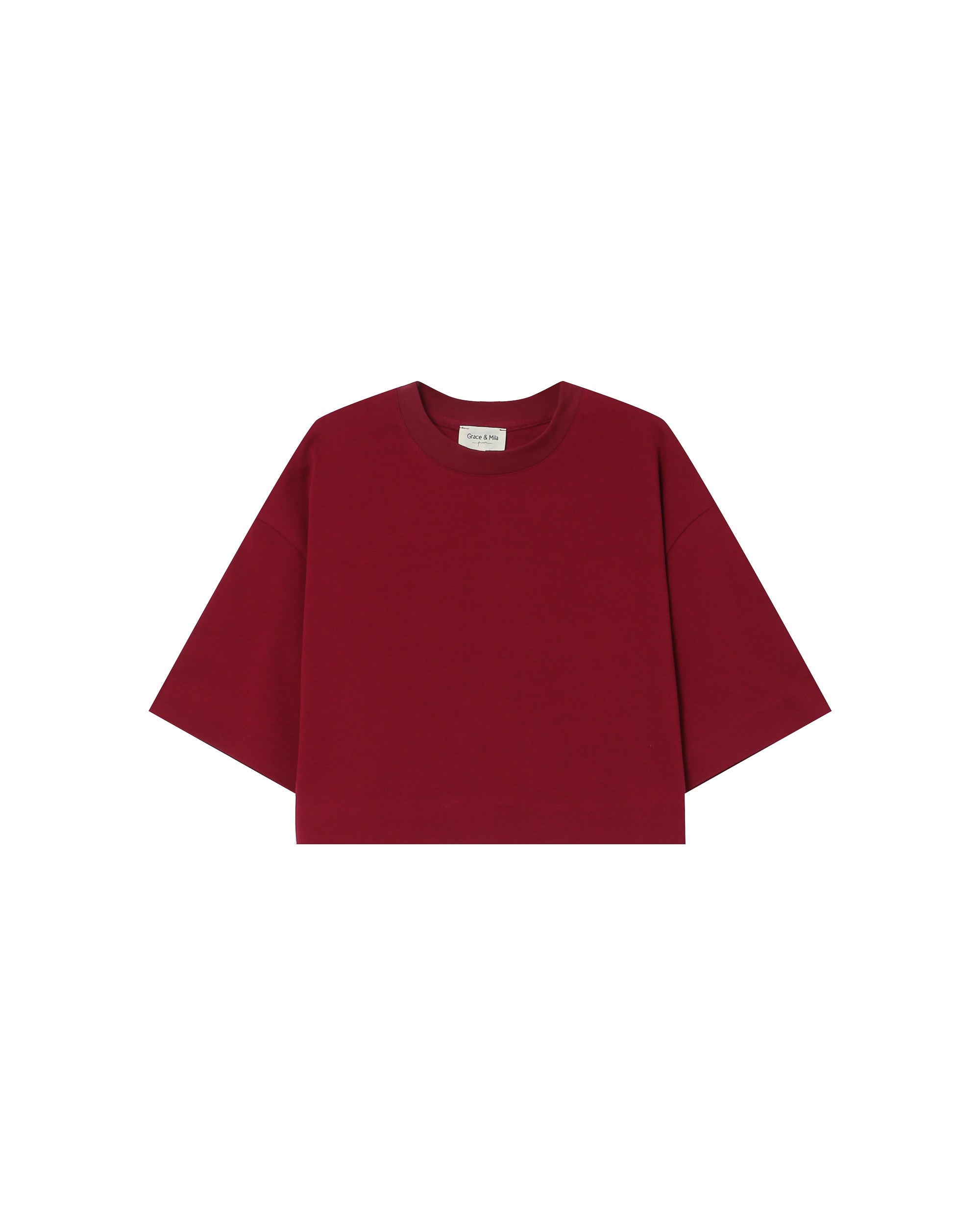Bordeaux Crop Top Star