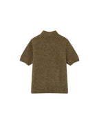 Olive Funnel Neck Jumper Saule