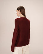 High-Neck Jumper Bordeaux Salty