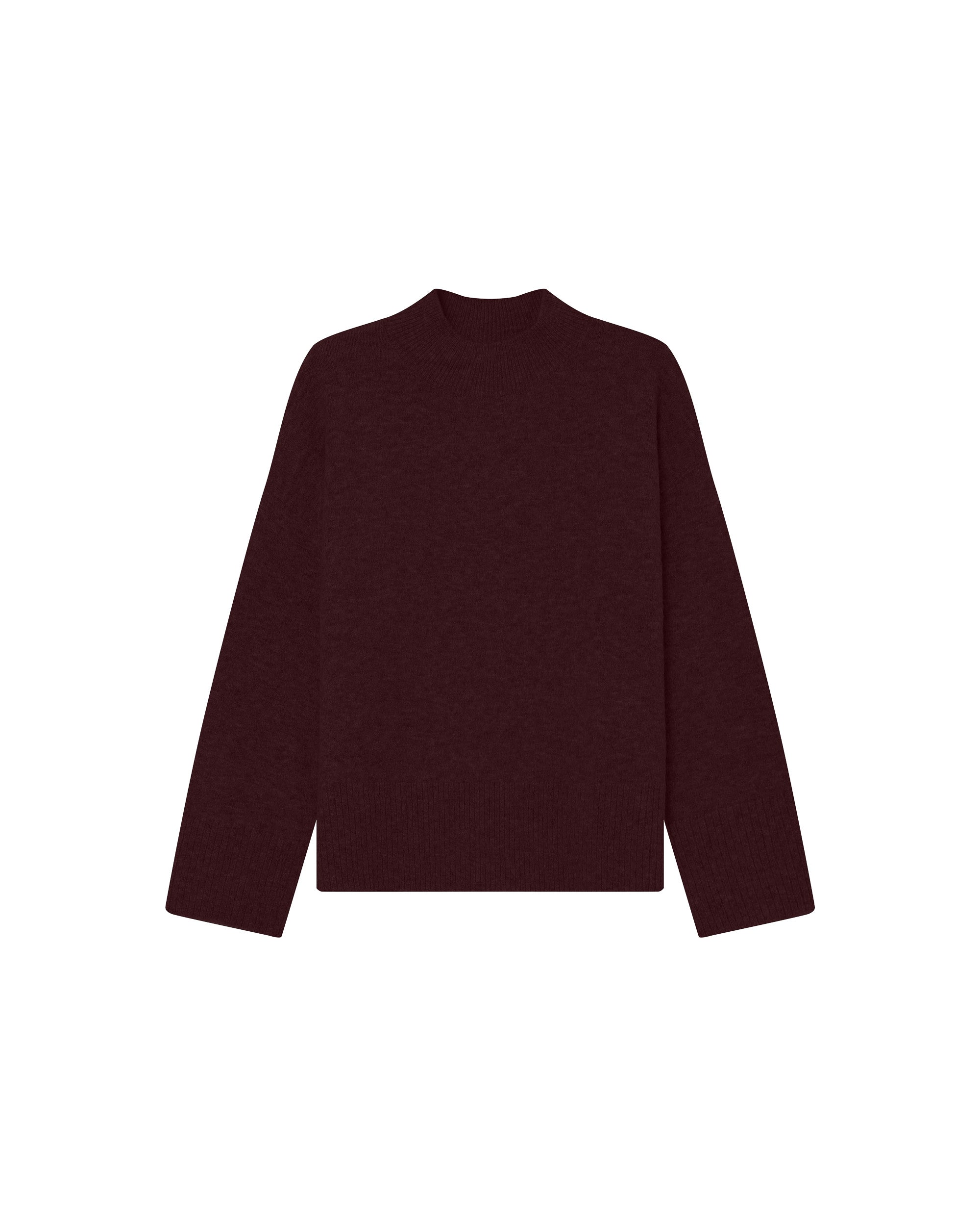 High-Neck Jumper Bordeaux Salty