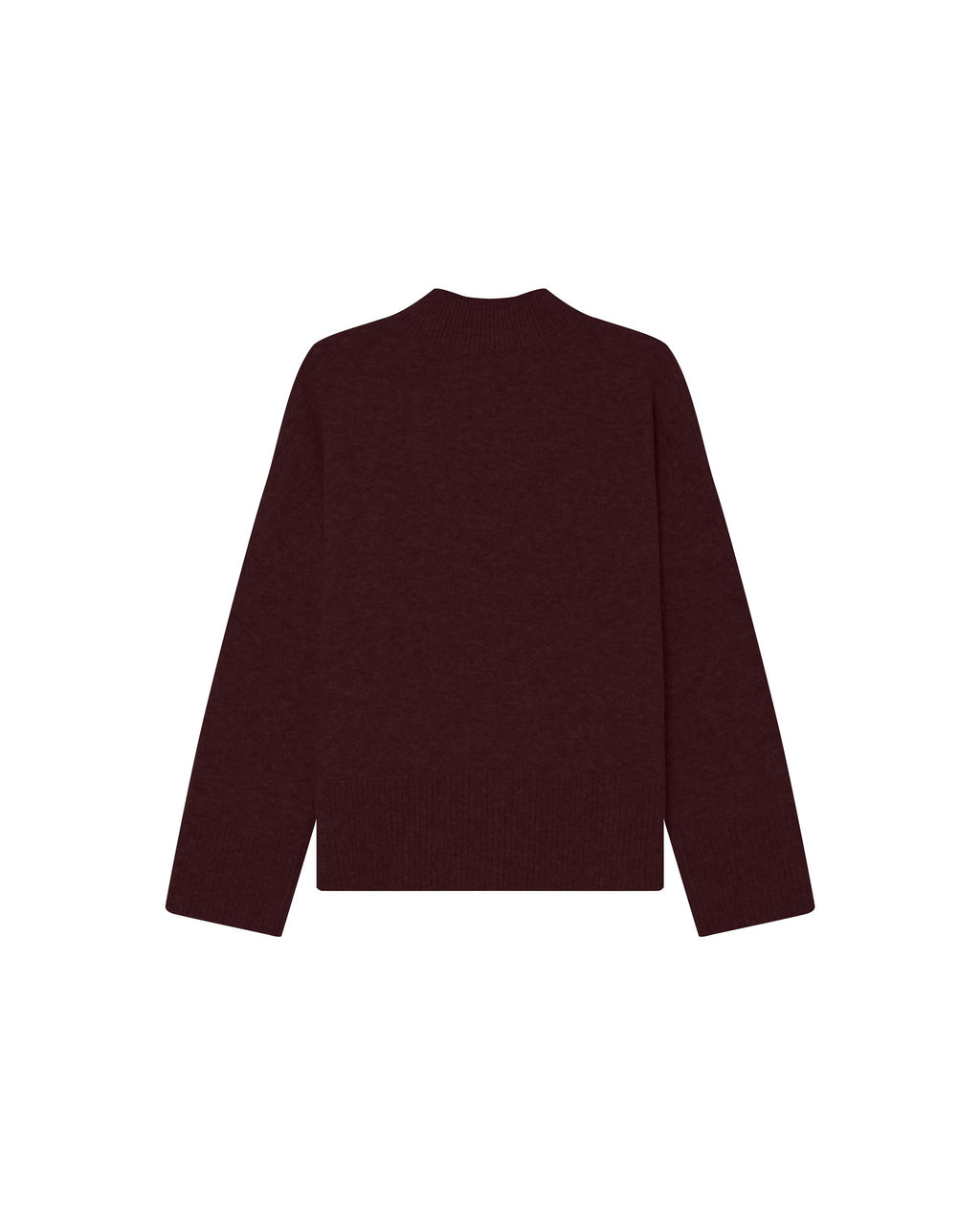 High-Neck Jumper Bordeaux Salty