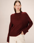 High-Neck Jumper Bordeaux Salty
