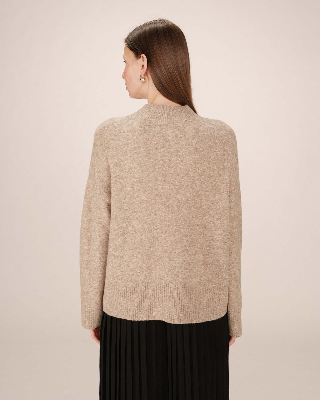 Jersey Cuello Alto Greige Salty