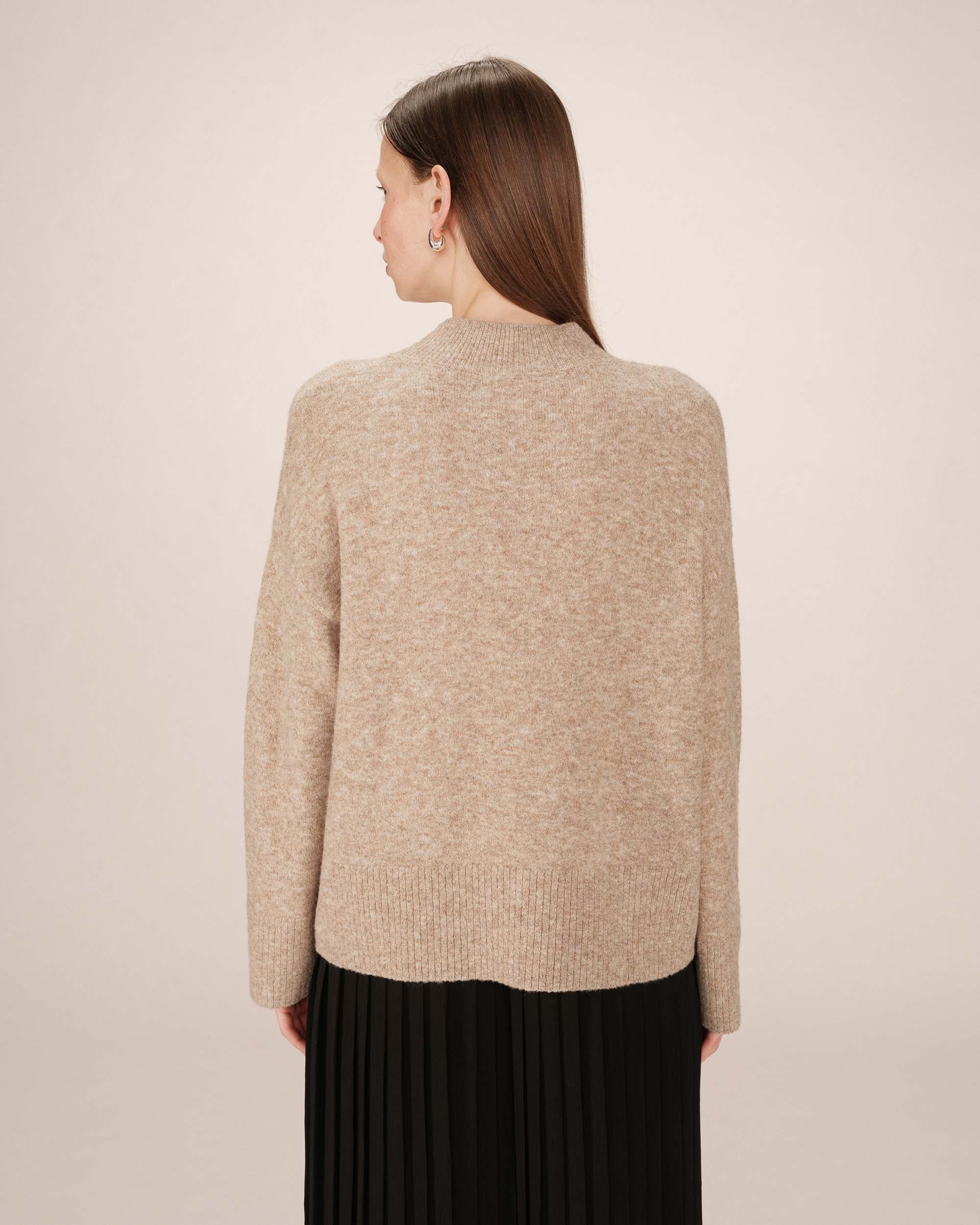 Jersey Cuello Alto Greige Salty