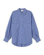 Striped Shirt Fossil Blue Sorbet
