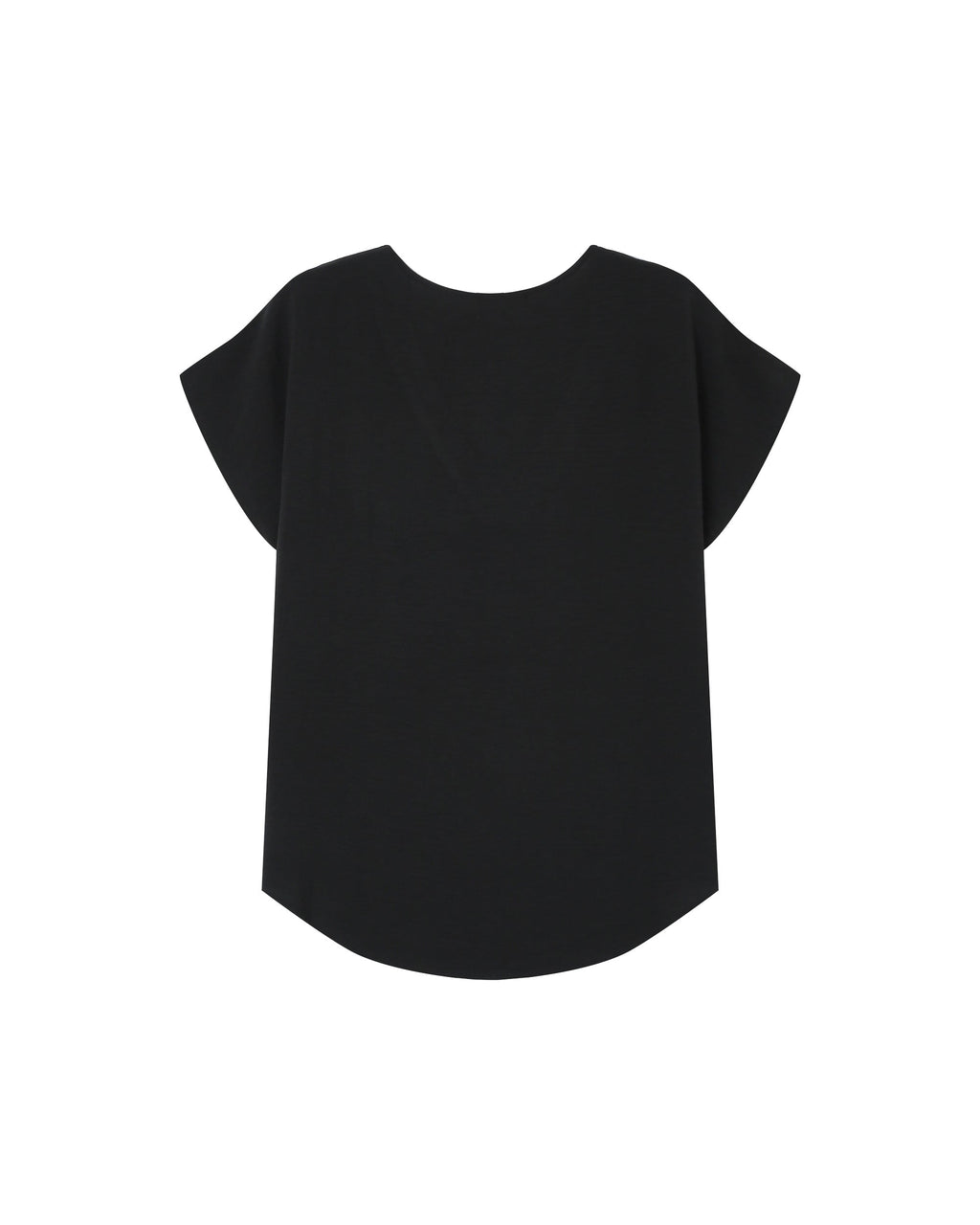 Top Fluido Escote V Negro Season
