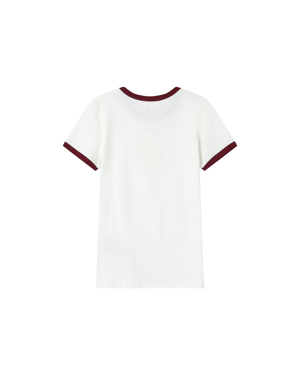 Embroidered G&M Monogram T-Shirt Ecru Sany