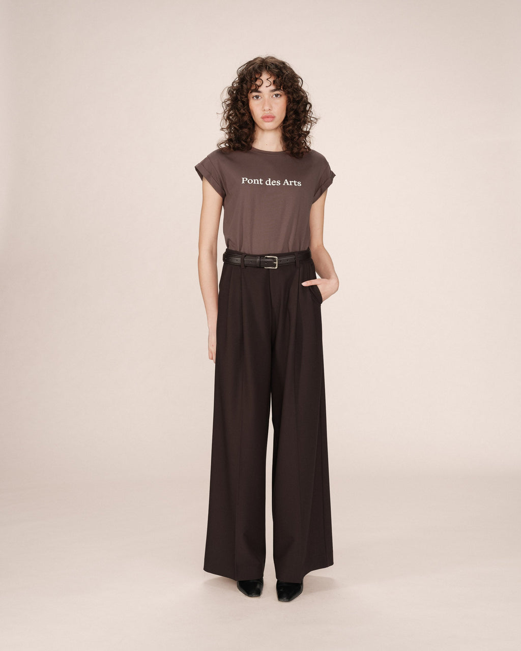 Chestnut Message T-Shirt Sorentino