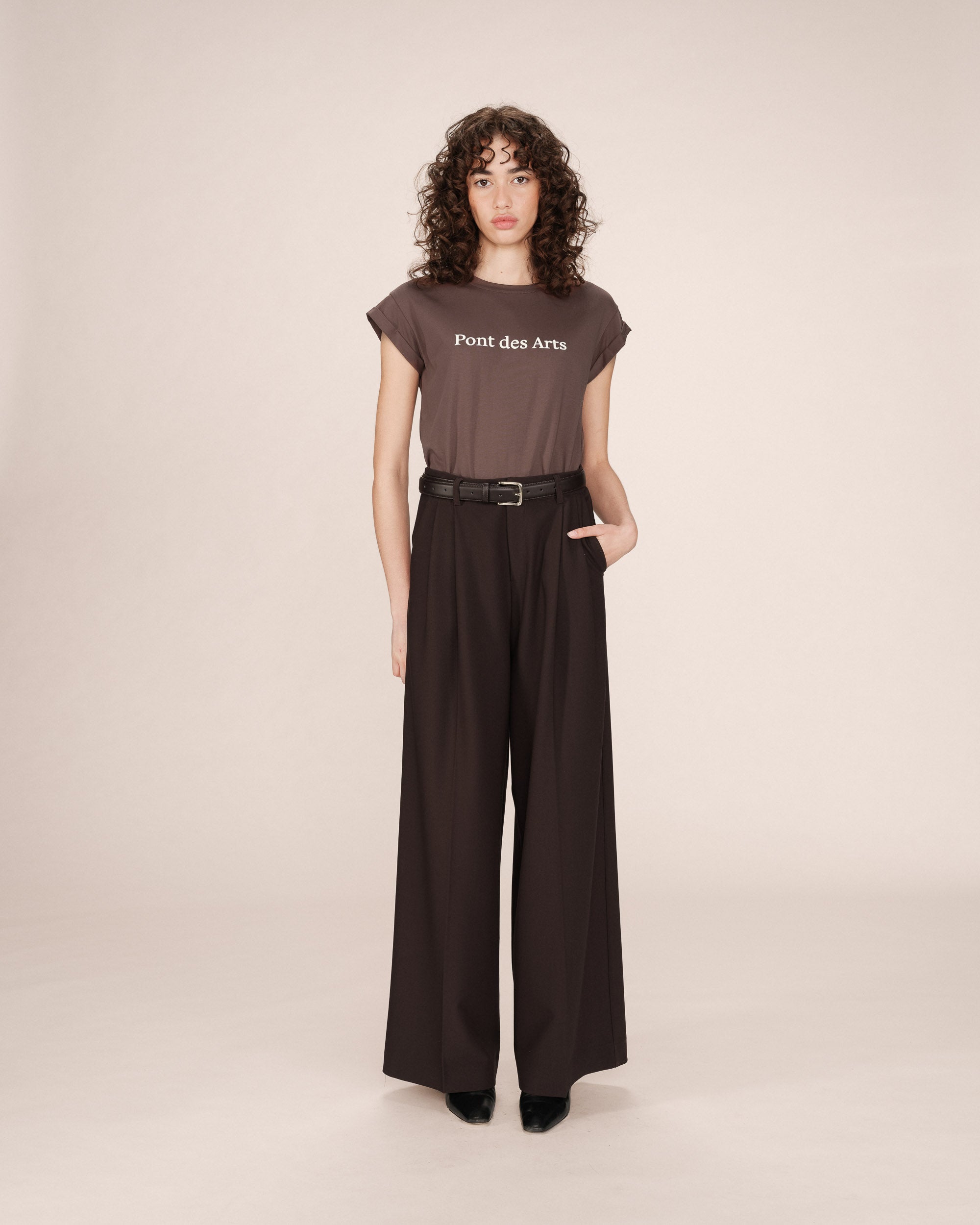 Chestnut Message T-Shirt Sorentino