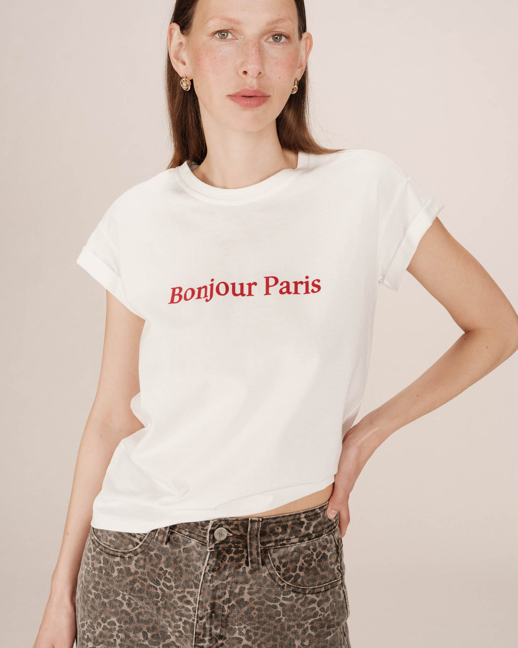 Slogan T-Shirt Ivory Sorentino