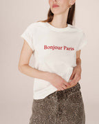 Slogan T-Shirt Ivory Sorentino