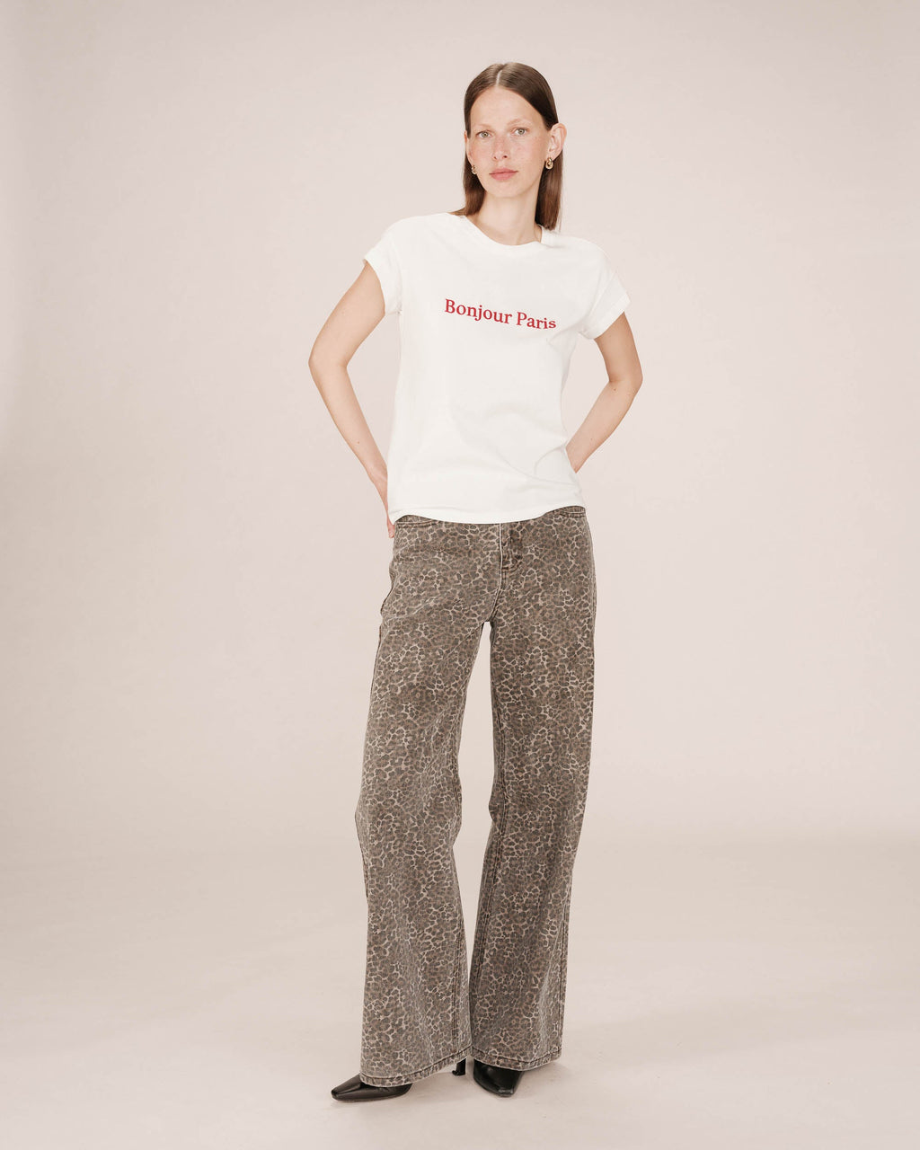 Slogan T-Shirt Ivory Sorentino