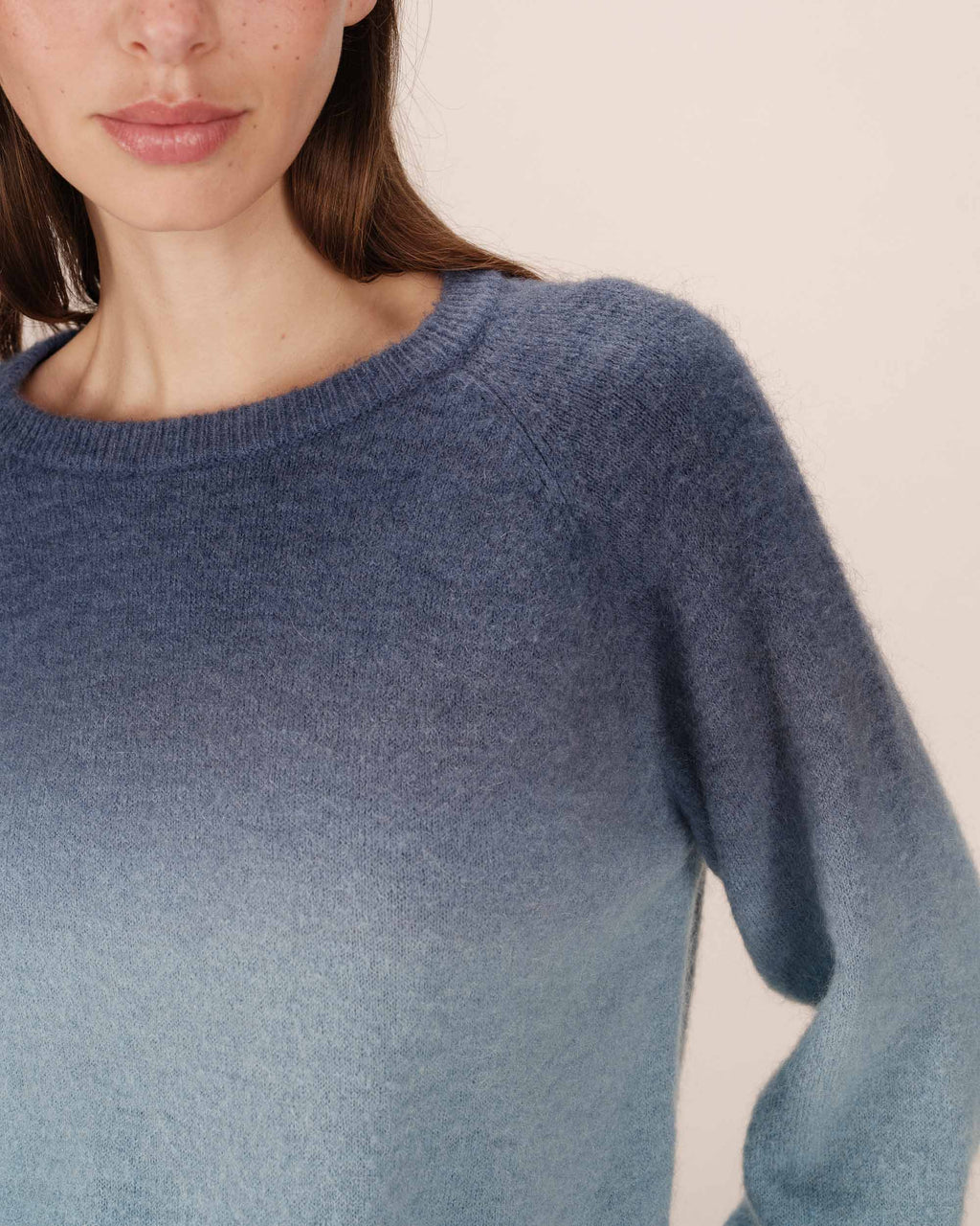 Tie And Dye Denim Blue Jumper Sacramento