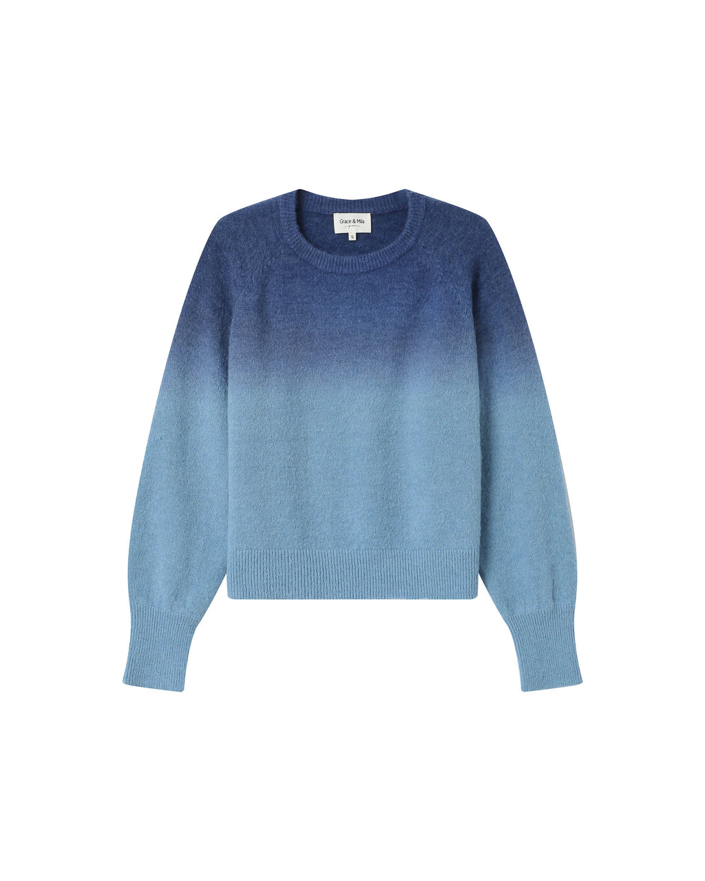 Tie And Dye Denim Blue Jumper Sacramento