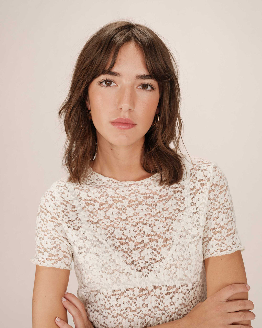 Camiseta Transparente Crudo Swift