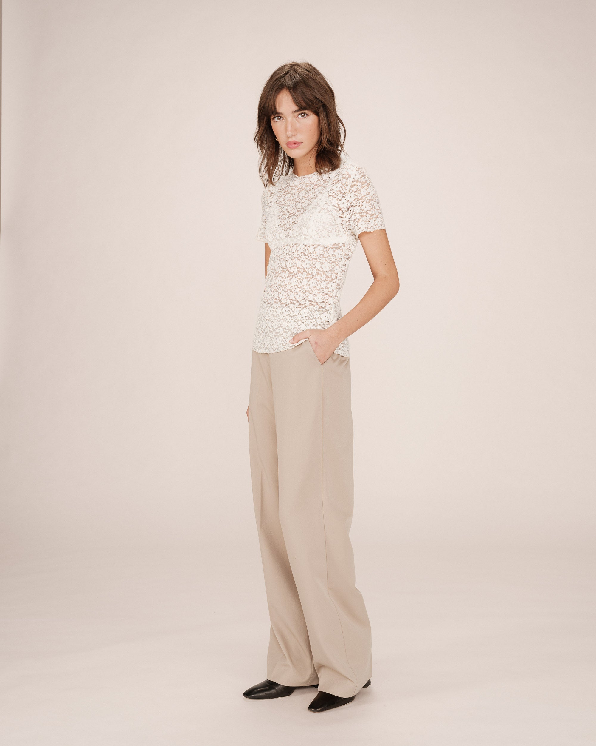 Camiseta Transparente Crudo Swift