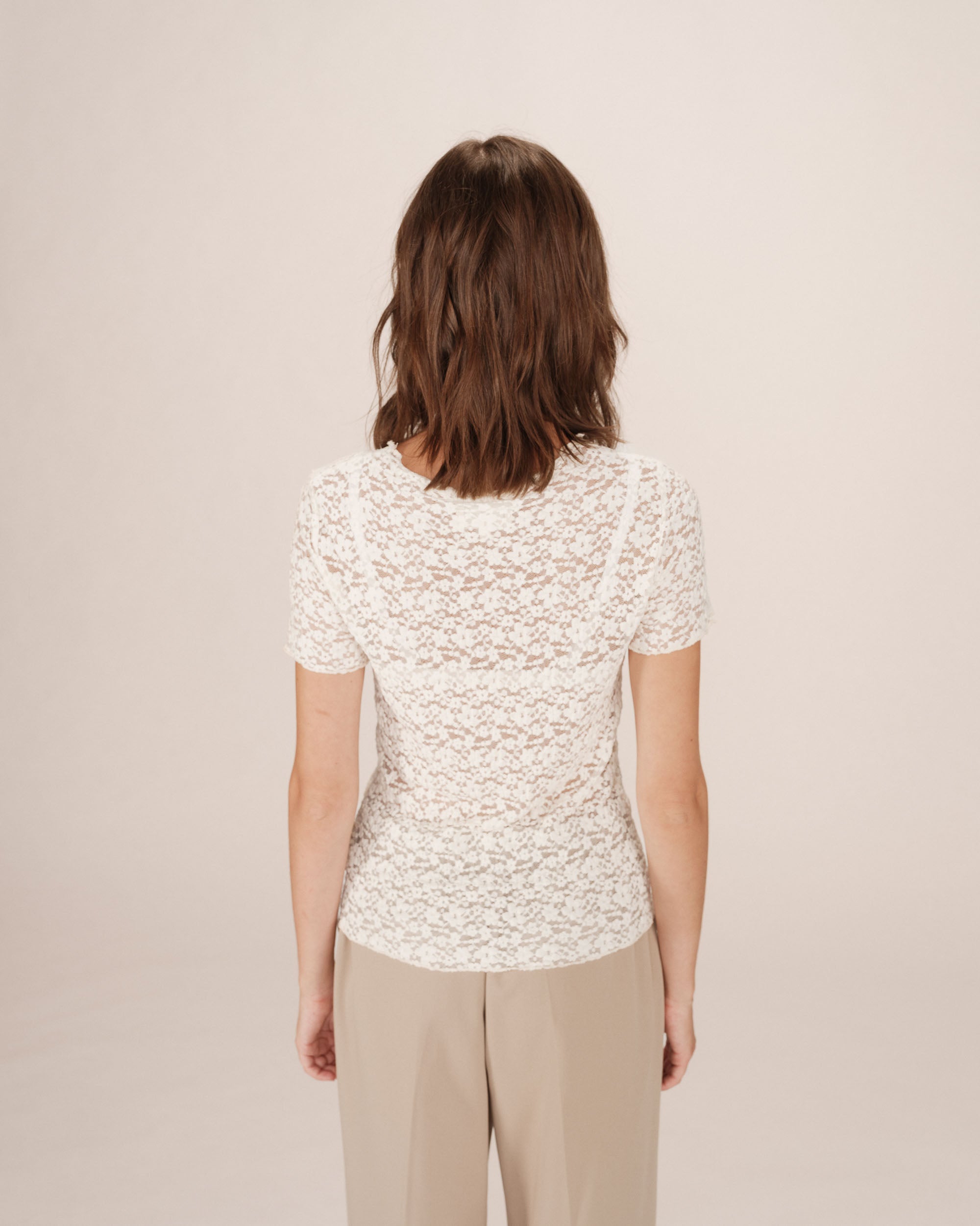 Camiseta Transparente Crudo Swift