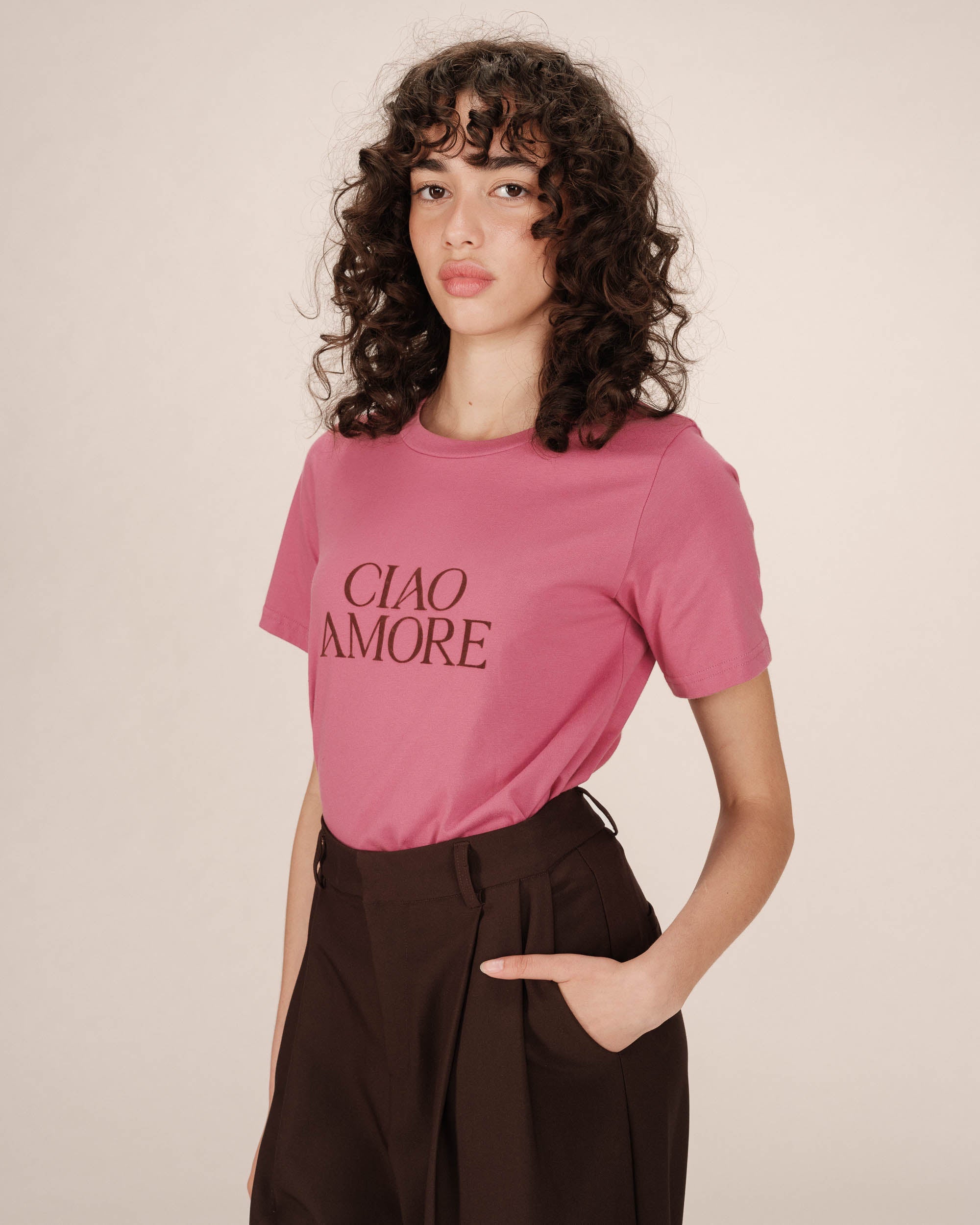 Printed T-Shirt Blush Soft