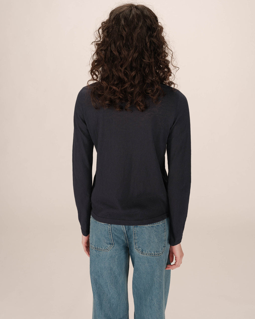 Navy V-Neck T-Shirt Selton