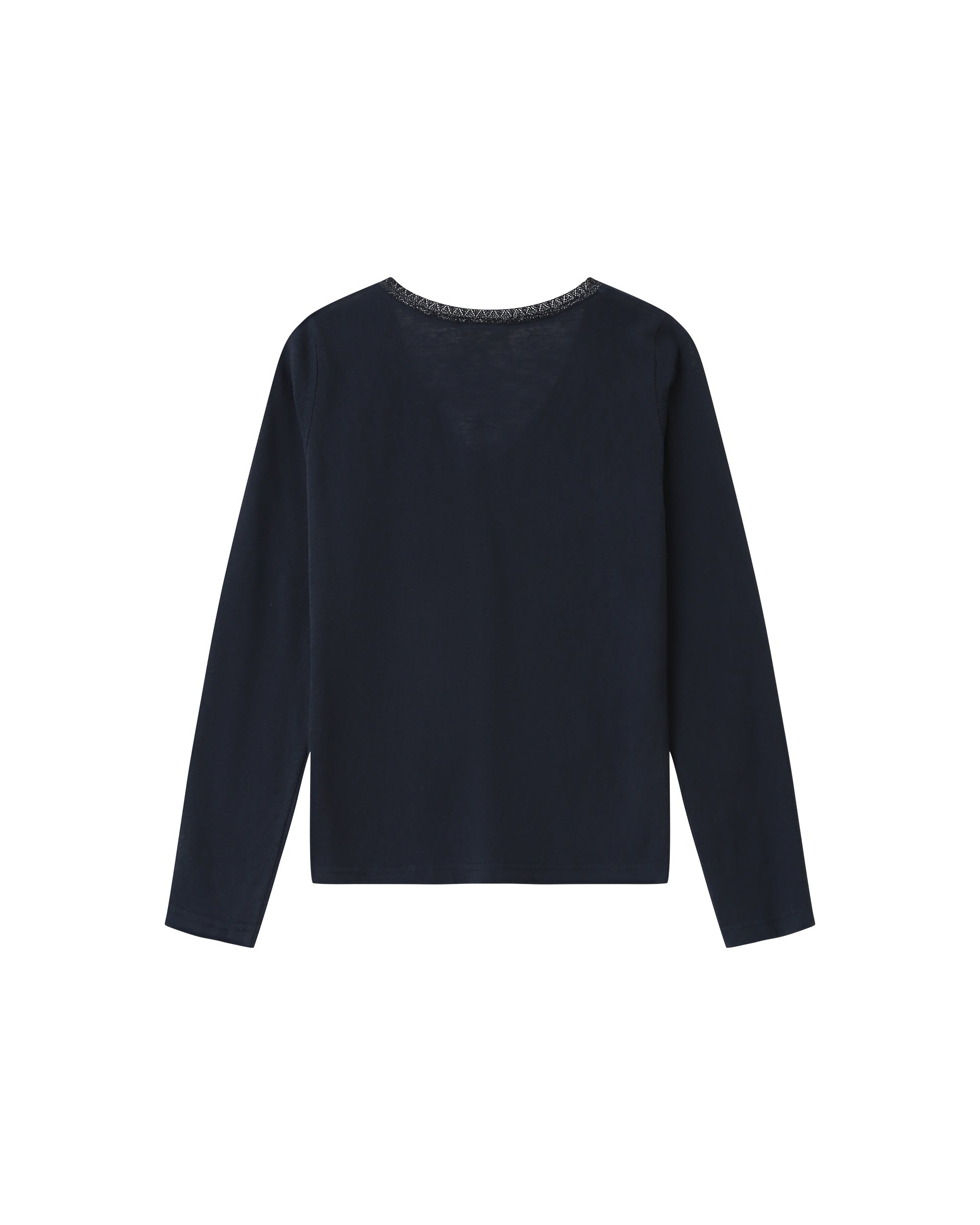 Navy V-Neck T-Shirt Selton