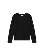 Camiseta Cuello V Negro Selton