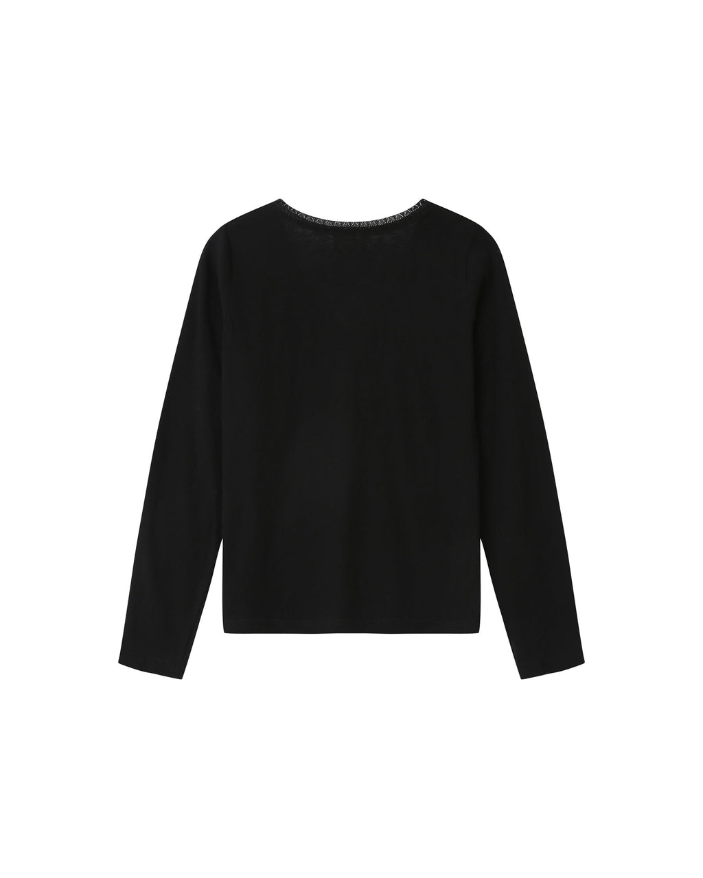 Camiseta Cuello V Negro Selton