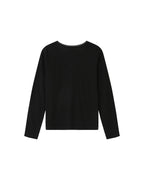 Camiseta Cuello V Negro Selton