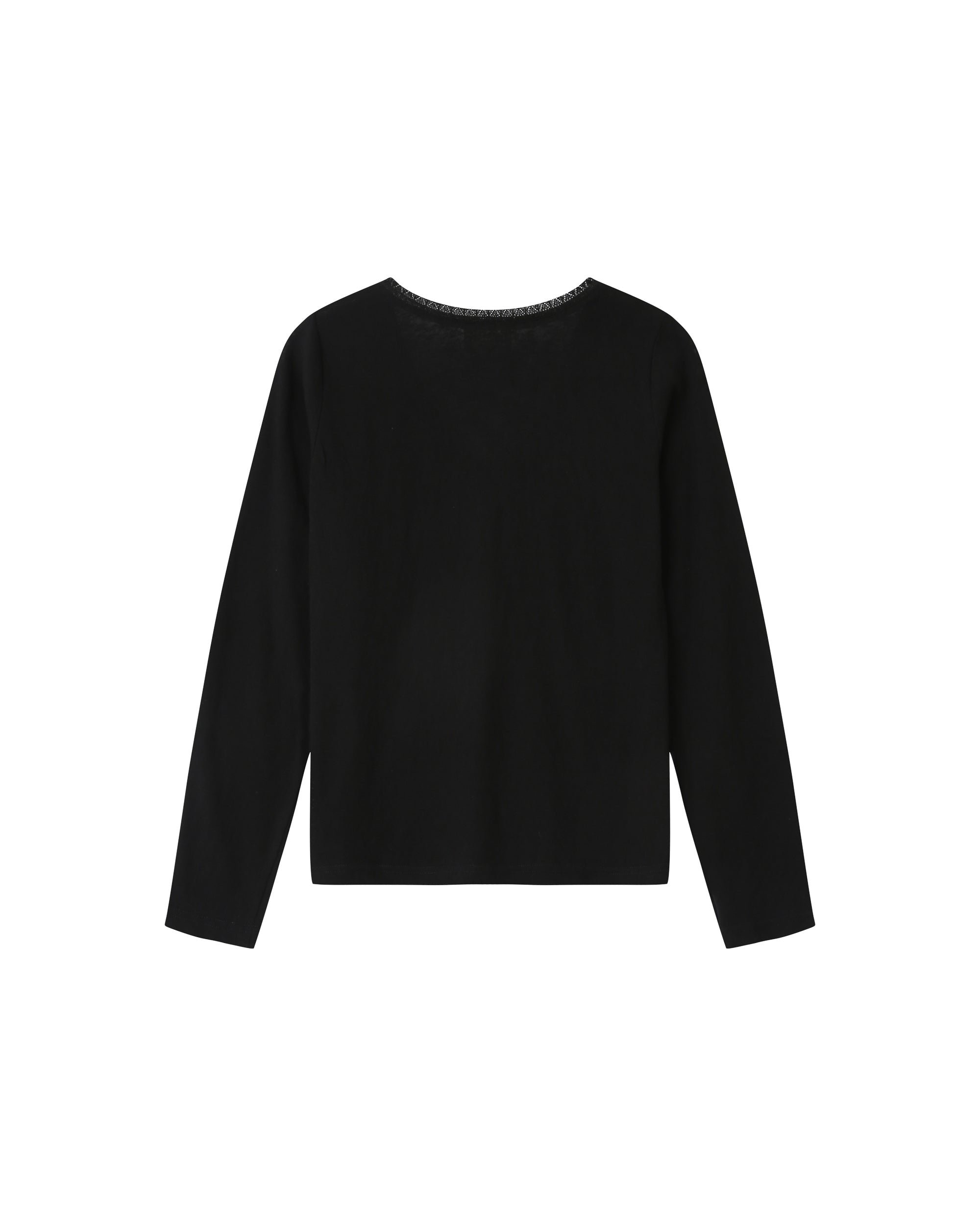 Camiseta Cuello V Negro Selton