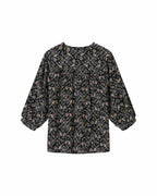 Floral Print Blouse Black Secrete