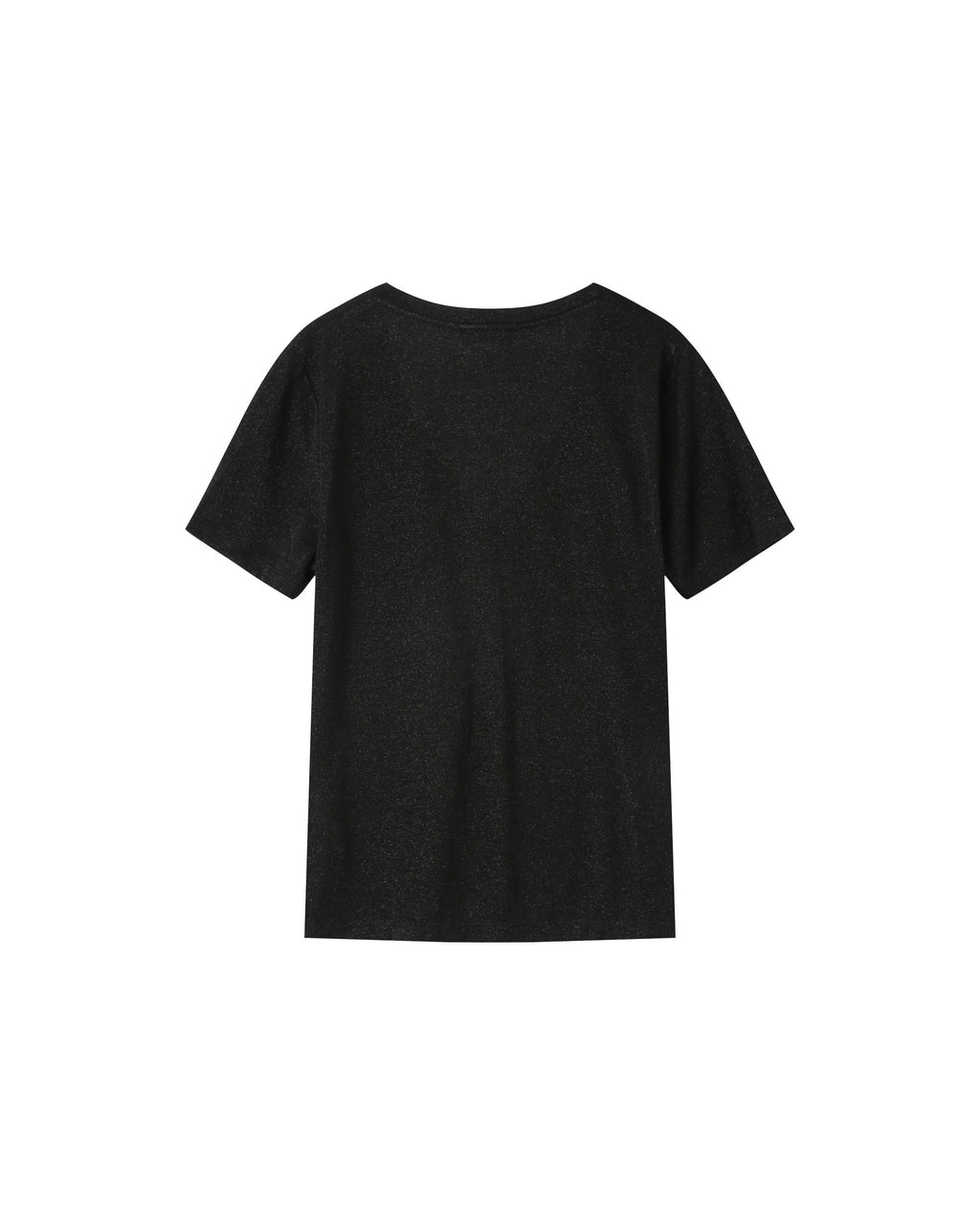 Black V-Neck T-Shirt Stardust