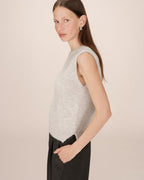 Jersey Sin Mangas Gris Say