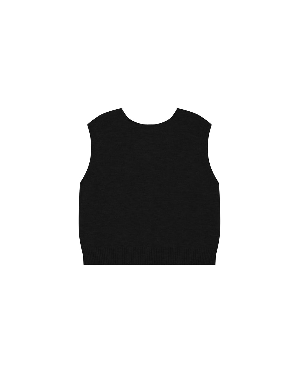 Chocolate Sleeveless Cardigan Santa