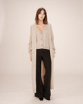 Long Beige Cardigan Santiago
