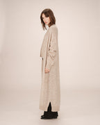 Long Beige Cardigan Santiago
