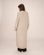 Long Beige Cardigan Santiago