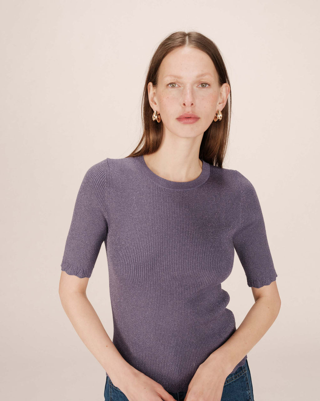 Pull Bleuet Saturne