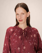 Scarlett Terracotta Printed Blouse