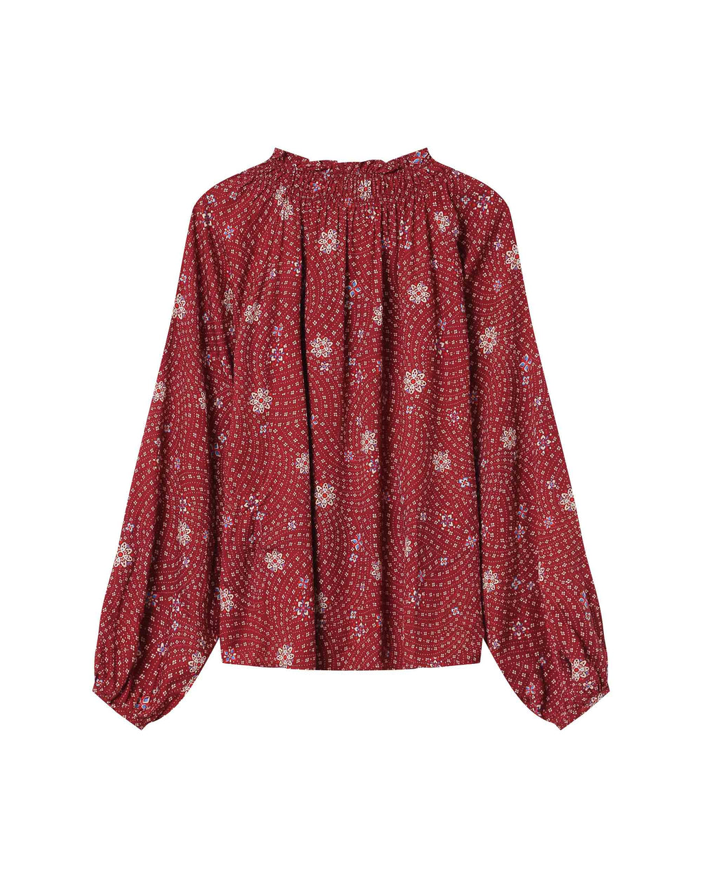 Scarlett Terracotta Printed Blouse