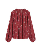 Scarlett Terracotta Printed Blouse