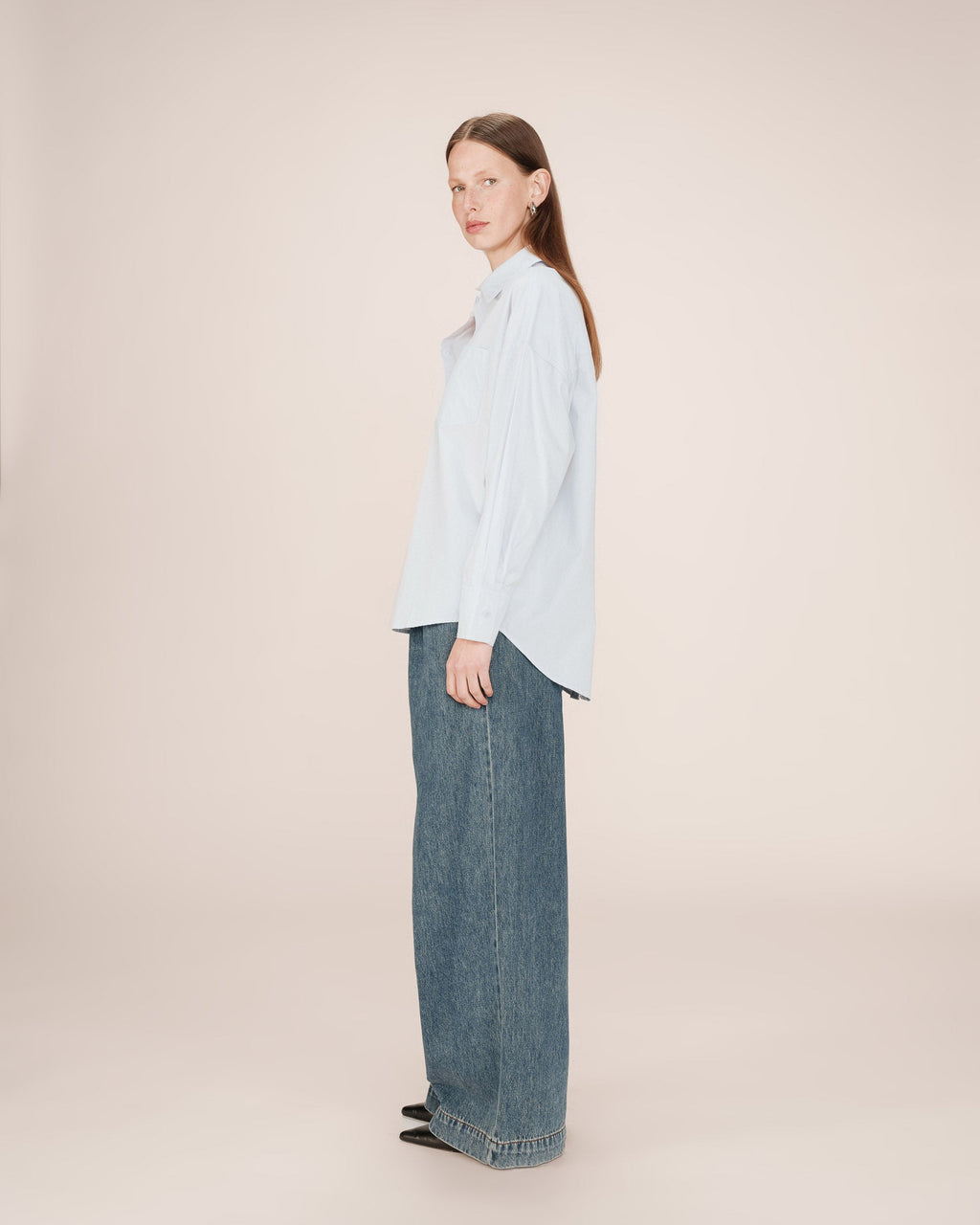 Cornflower Oversized Shirt Sira