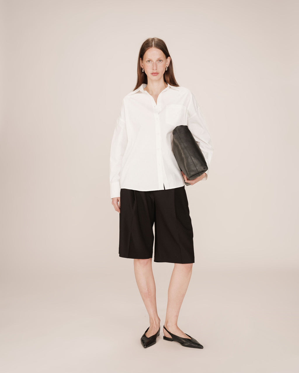 Ivory Oversized Shirt Sira
