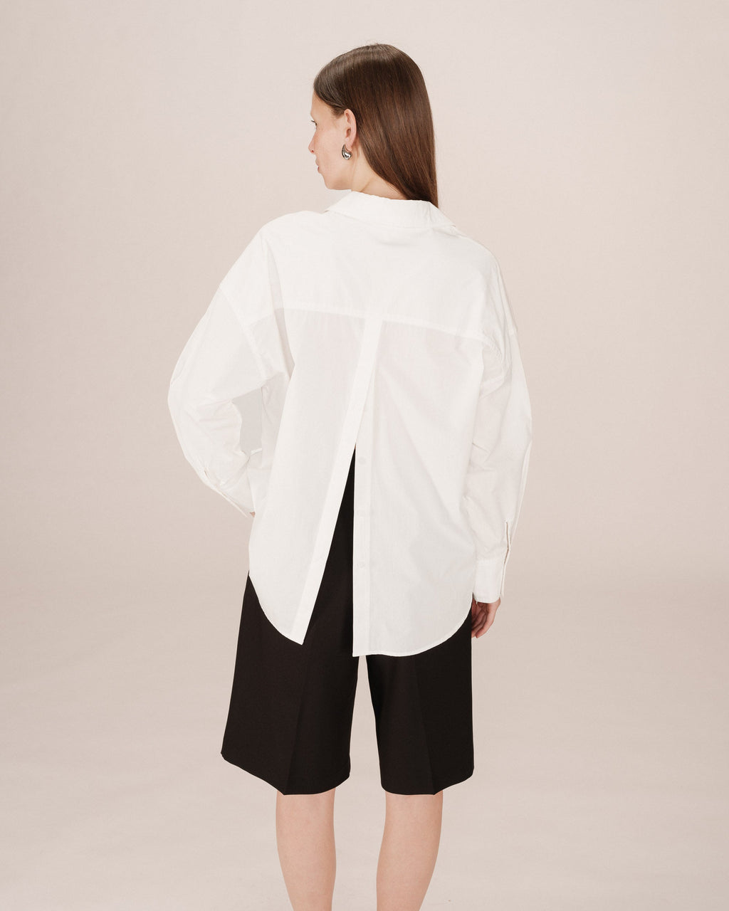 Ivory Oversized Shirt Sira
