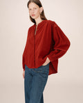 Oversize Blouse Terracotta Suri