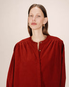Oversize Blouse Terracotta Suri