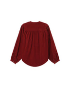 Oversize Blouse Terracotta Suri