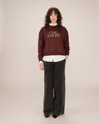 Printed Sweatshirt Burgundy Sigil