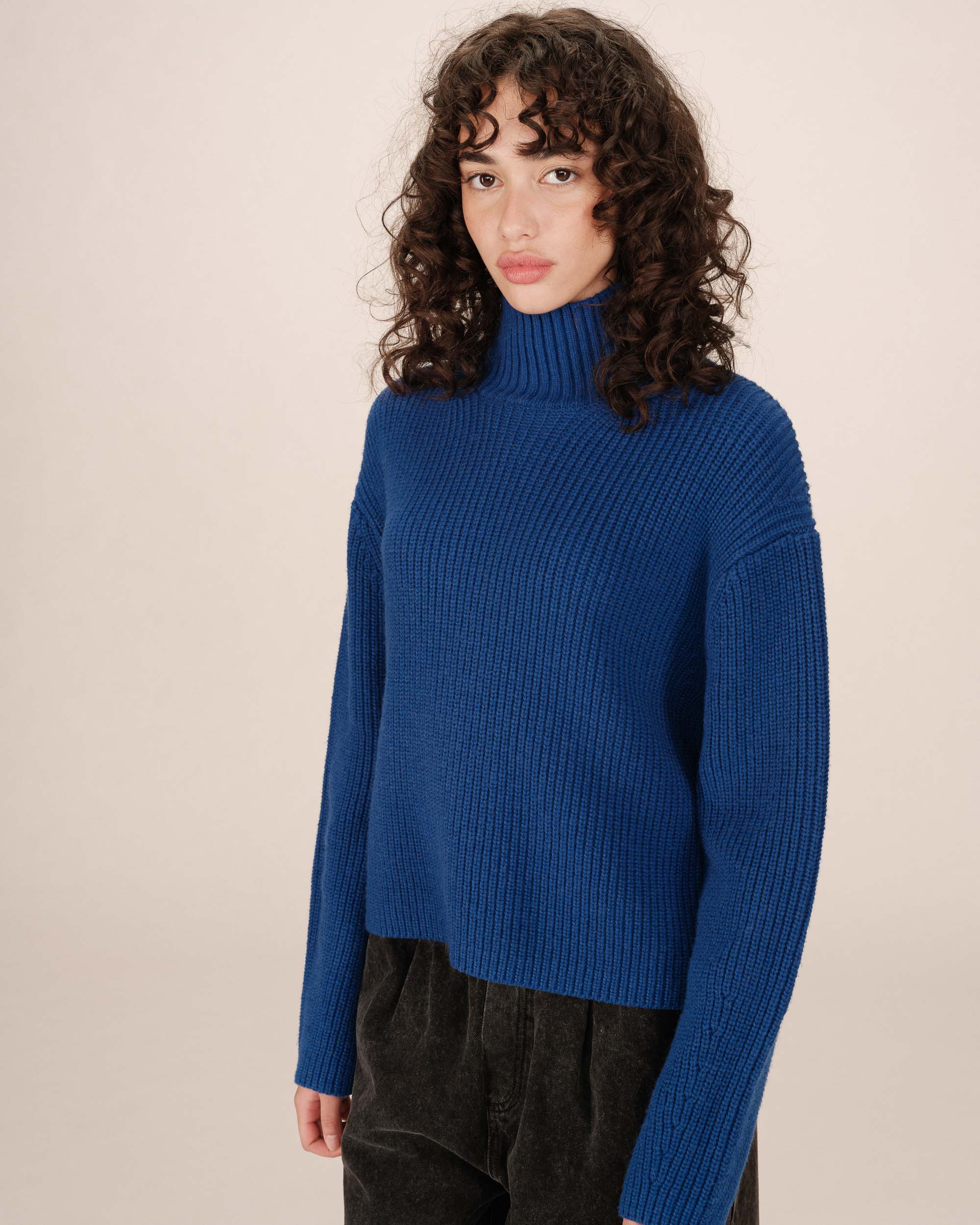 Cobalt Blue Jumper Sagan