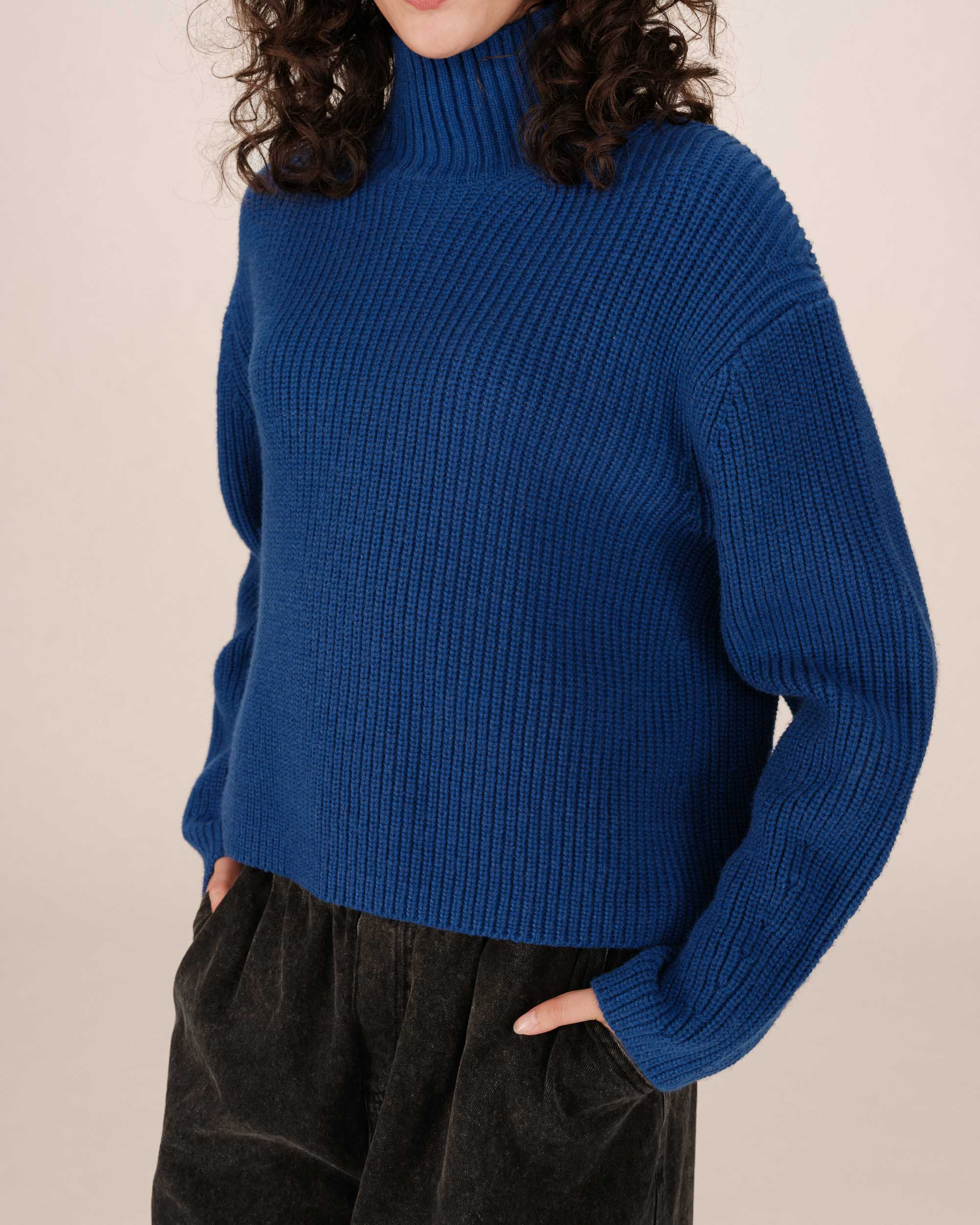 Cobalt Blue Jumper Sagan